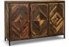 Brown Dining Room Sideboard - Perspective