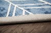 8 x 10 Large Bamboo Ivory and Blue Rug - Naturals-4