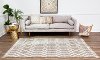 5 x 7 Medium Beige and Ivory Area Rug - Naturals-2