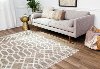 5 x 7 Medium Beige and Ivory Area Rug - Naturals-4