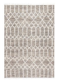 8 x 10 Large Beige and Ivory Area Rug - Naturals