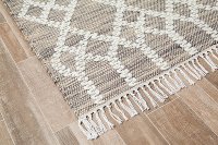 8 x 10 Large Beige and Ivory Area Rug - Naturals-5