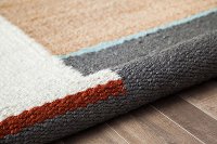 8 x 10 Large Natural, Ivory and Gray Area Rug - Naturals-6