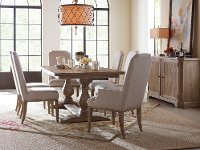 Rachael Ray Home Sunbleached Trestle 5 Piece Dining Set - Monteverdi