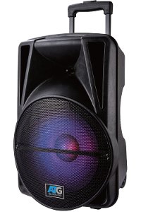 ATGDJ12 PORTABLE SPEAKER ATG Black 12 Inch Portable Bluetooth Speaker