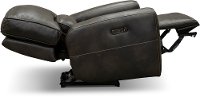 Charcoal Gray Leather-Match Power Recliner - Madrid-3