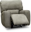 Gray Leather-Match Power Recliner - Madrid-2