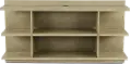 Perspectives Weathered Brown Peninsula Bookcase