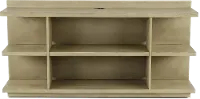 Perspectives Weathered Brown Peninsula Bookcase