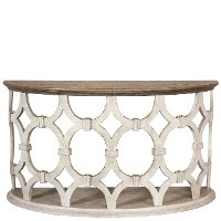 Smokey White Sofa Table - Elizabeth-2