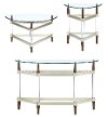 Contemporary Glass Top Coffee Table - Michigan Ave.-2