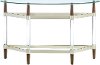 Contemporary Glass Top Sofa Table - Michigan Ave.