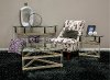 Contemporary Glass Top Sofa Table - Michigan Ave.-3
