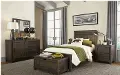 4PC:759-BR/3/3 Thornwood Hills Gray 4 Piece Twin Bedroom Set