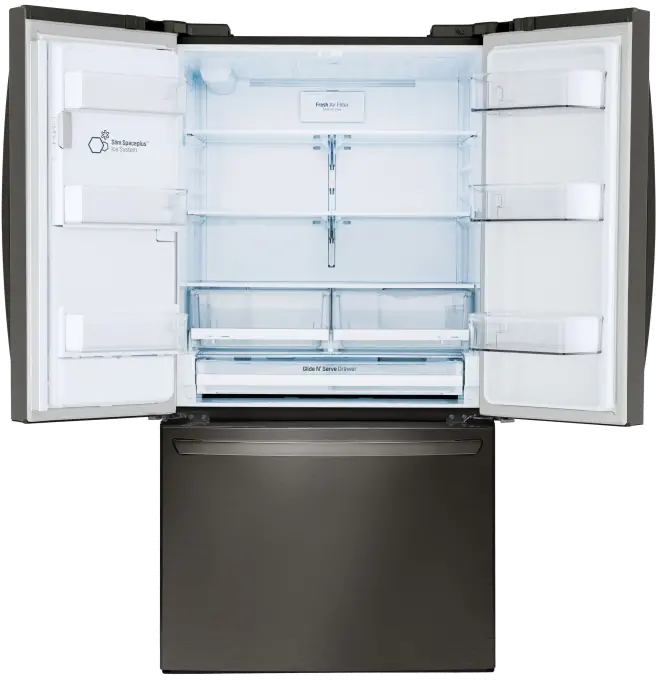 LFXS26973D LG 26.2 cu ft French Door Refrigerator - Black Stainless Steel-2
