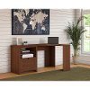 Light Cherry Brown Corner Desk - Buena Vista