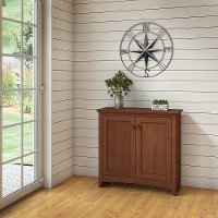 Light Cherry Brown Storage Cabinet