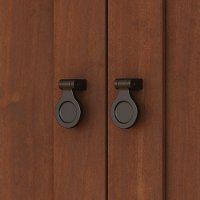 Light Cherry Brown Storage Cabinet-3
