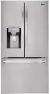 LFXS26566S LG 26.0 cu. ft. French Door-in-Door Smart Refrigerator - 36 Inch Stainless Steel