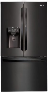 LFXS26566M LG 26.0 cu. ft. French Door-in-Door Smart Refrigerator - 36 Inch Matte Black Stainless Steel