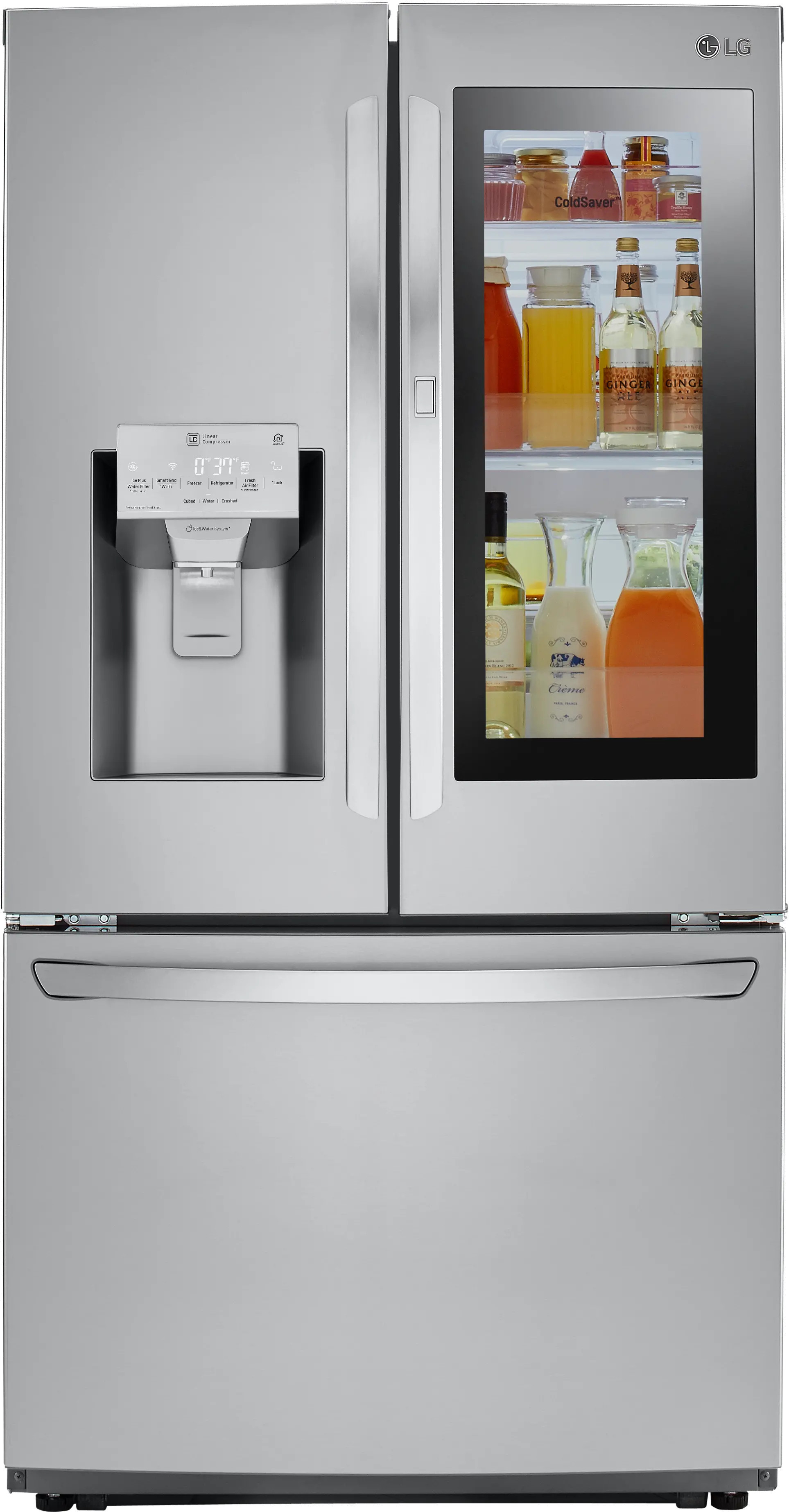 LFXS26596S LG 26 cu ft French Door Refrigerator - Stainless Steel-1