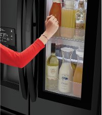 LFXS26596M LG 26 cu. ft. French Door-in-Door Smart Refrigerator - 36 Inch Matte Black Stainless Steel-2