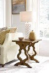 Traditional Wheat Brown Rectangular End Table - Ashland