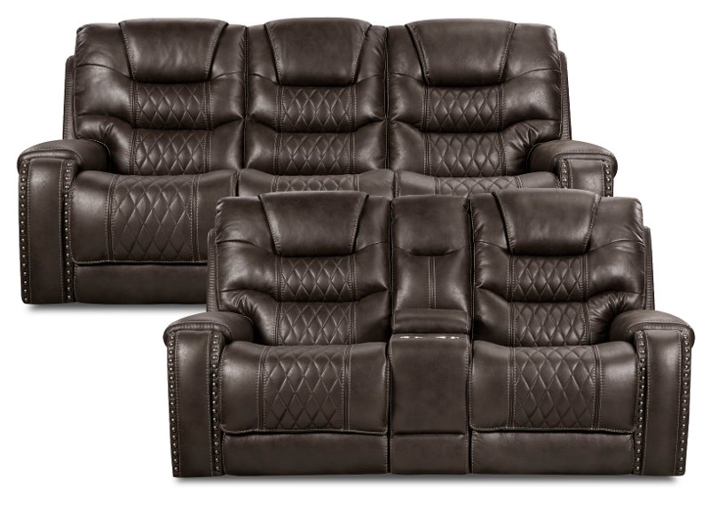 Charcoal Gray Power Reclining Living Room Set Desert Rc Willey Charcoal Gray Power Reclining Living Room Set Desert