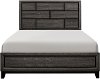 Clearance Modern Farmhouse Gray Queen Bed - Atticus