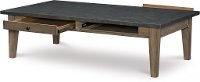 Rustic Metal Top Coffee Table - Monteverde-2