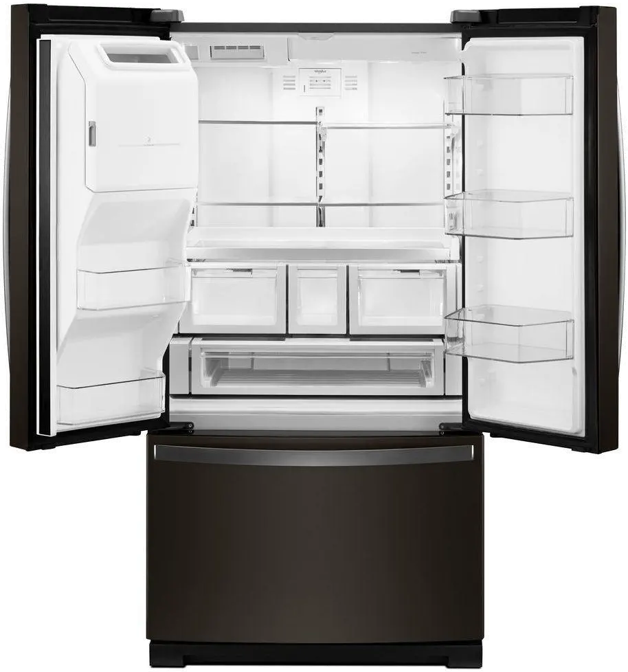 WRF757SDHV Whirlpool 26.8 cu ft French Door Refrigerator - Black Stainless Steel-3