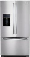 WRF757SDHZ Whirlpool 26.8 cu. ft. French Door Refrigerator - 36 Inch Stainless Steel
