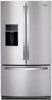 WRF757SDHZ Whirlpool 36 Inch French Door Refrigerator - 26.8 cu. ft., Stainless Steel