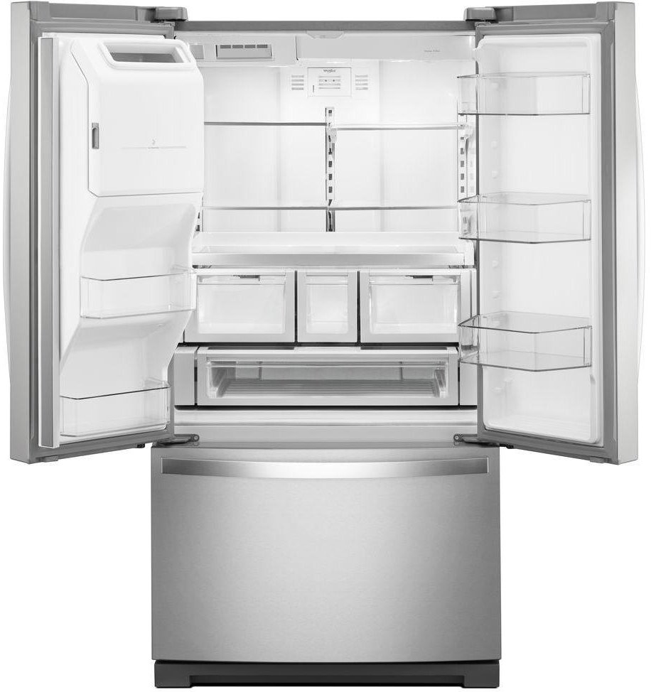 WRF757SDHZ Whirlpool 36 Inch French Door Refrigerator - 26.8 cu. ft., Stainless Steel-6