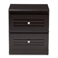 146-8264-RCW Contemporary Dark Brown Nightstand - Carine-2