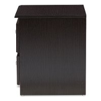 146-8264-RCW Contemporary Dark Brown Nightstand - Carine-5