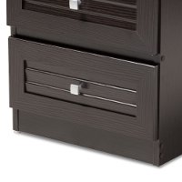 146-8264-RCW Contemporary Dark Brown Nightstand - Carine-6