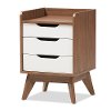 137-7498-RCW Mid Century Modern White and Walnut Nightstand - Brighton-3