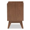 137-7498-RCW Mid Century Modern White and Walnut Nightstand - Brighton-5