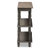 146-8186-RCW Country Cottage Farmhouse Weathered Brown Console Table - Nellie-4
