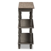 146-8186-RCW Country Cottage Farmhouse Weathered Brown Console Table - Nellie-4