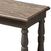 146-8186-RCW Country Cottage Farmhouse Weathered Brown Console Table - Nellie-6