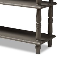 146-8186-RCW Country Cottage Farmhouse Weathered Brown Console Table - Nellie-7