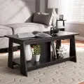 146-8290-RCW Modern and Contemporary Wenge Brown Coffee Table - Fionan