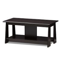 146-8290-RCW Modern and Contemporary Wenge Brown Coffee Table - Fionan -3