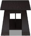 146-8290-RCW Modern and Contemporary Wenge Brown Coffee Table - Fionan -4