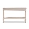 147-8190-RCW Country Cottage Whitewashed 1-Drawer Console Table - Ariella -3