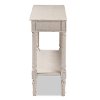 147-8190-RCW Country Cottage Whitewashed 1-Drawer Console Table - Ariella -4