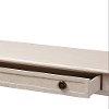 147-8190-RCW Country Cottage Whitewashed 1-Drawer Console Table - Ariella -5