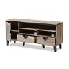 137-7560-RCW Modern and Contemporary Light Brown 55 Inch TV Stand - Cardiff -4